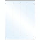 2" x 9"  Sheet Label