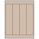 2" x 9"  Sheet Label