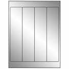 2" x 9"  Sheet Label