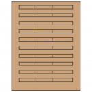 6.64" x 0.42"  Sheet Label