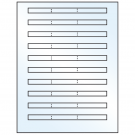 6.64" x 0.42"  Sheet Label
