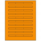 6.64" x 0.42"  Sheet Label