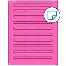 6.64" x 0.42"  Sheet Label