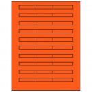6.64" x 0.42"  Sheet Label