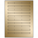 6.64" x 0.42"  Sheet Label