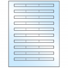 6.64" x 0.42"  Sheet Label