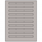 6.64" x 0.42"  Sheet Label