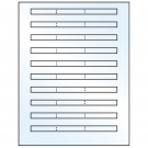 6.64" x 0.42"  Sheet Label
