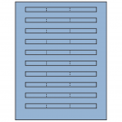 6.64" x 0.42"  Sheet Label