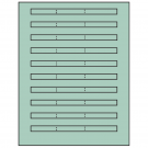 6.64" x 0.42"  Sheet Label