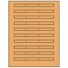 6.64" x 0.42"  Sheet Label