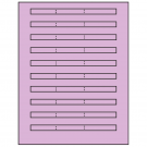 6.64" x 0.42"  Sheet Label