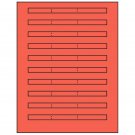 6.64" x 0.42"  Sheet Label