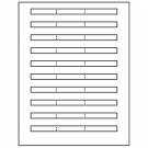 6.64" x 0.42"  Sheet Label