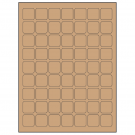 1" x 1"  Sheet Label