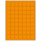 1" x 1"  Sheet Label