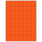 1" x 1"  Sheet Label