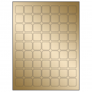 1" x 1"  Sheet Label