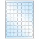 1" x 1"  Sheet Label