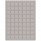 1" x 1"  Sheet Label