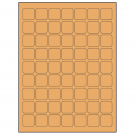 1" x 1"  Sheet Label