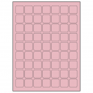 1" x 1"  Sheet Label