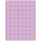 1" x 1"  Sheet Label