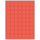 1" x 1"  Sheet Label