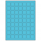 1" x 1"  Sheet Label