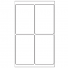 4" x 6"  Sheet Label