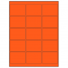 2.6875" x 2"  Sheet Label