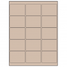 2.6875" x 2"  Sheet Label