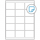 2.6875" x 2"  Sheet Label