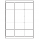 2.6875" x 2"  Sheet Label