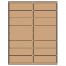 4" x 1.3125"  Sheet Label