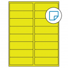 4" x 1.3125"  Sheet Label