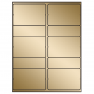 4" x 1.3125"  Sheet Label