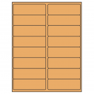 4" x 1.3125"  Sheet Label