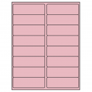 4" x 1.3125"  Sheet Label