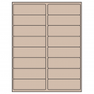 4" x 1.3125"  Sheet Label