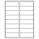 4" x 1.3125"  Sheet Label