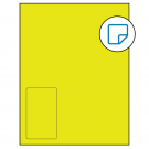 2.375" x 4"  Sheet Label