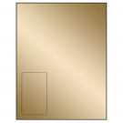 2.375" x 4"  Sheet Label