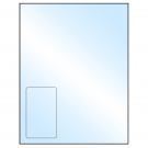 2.375" x 4"  Sheet Label