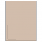 2.375" x 4"  Sheet Label