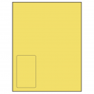2.375" x 4"  Sheet Label