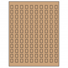 0.42" x 0.58"  Sheet Label