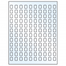 0.42" x 0.58"  Sheet Label