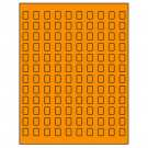 0.42" x 0.58"  Sheet Label