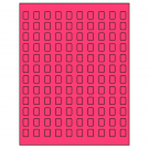 0.42" x 0.58"  Sheet Label